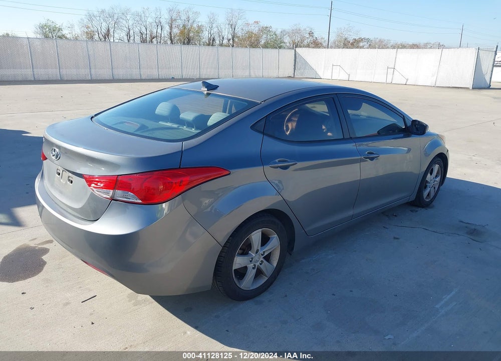 2013 HYUNDAI ELANTRA GLS VIN: 5NPDH4AE0DH360745
