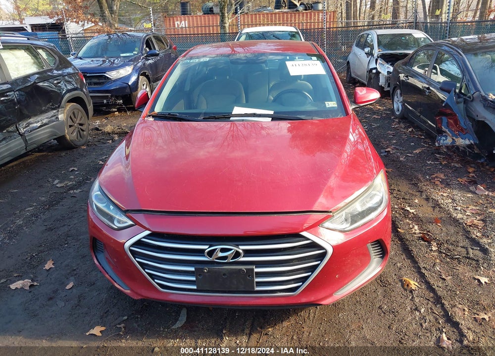 2017 HYUNDAI ELANTRA SE VIN: KMHD84LF9HU069609