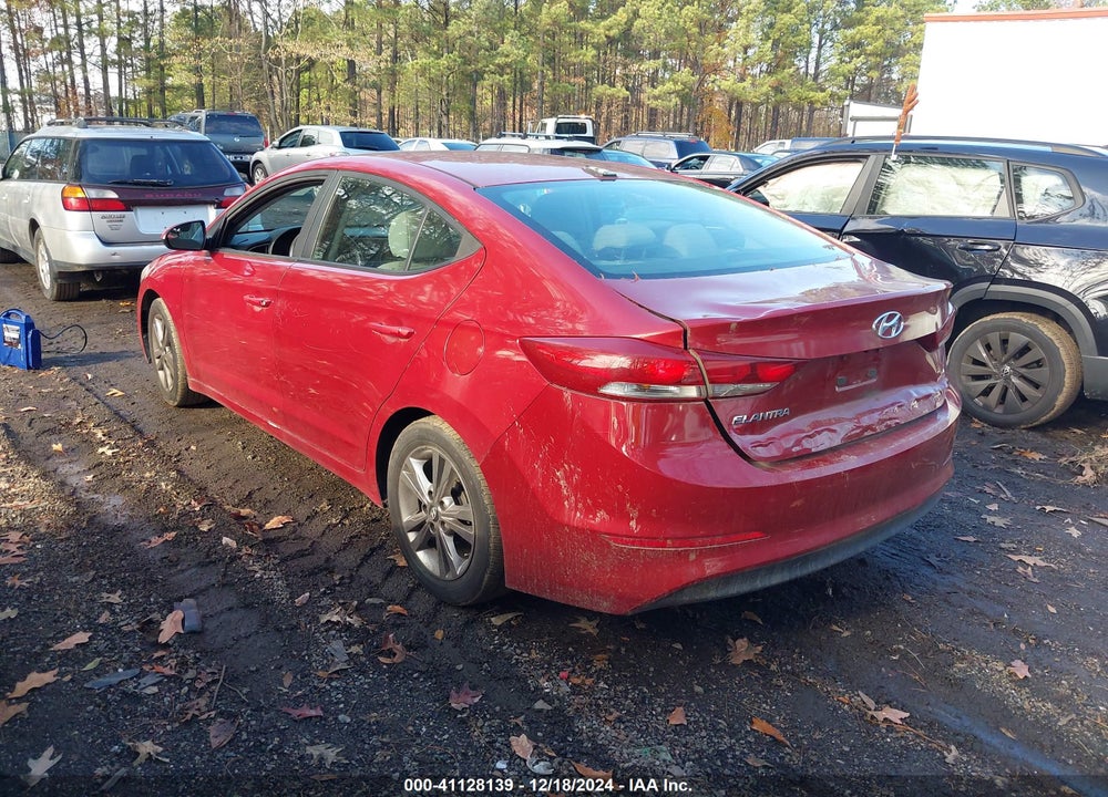 2017 HYUNDAI ELANTRA SE VIN: KMHD84LF9HU069609