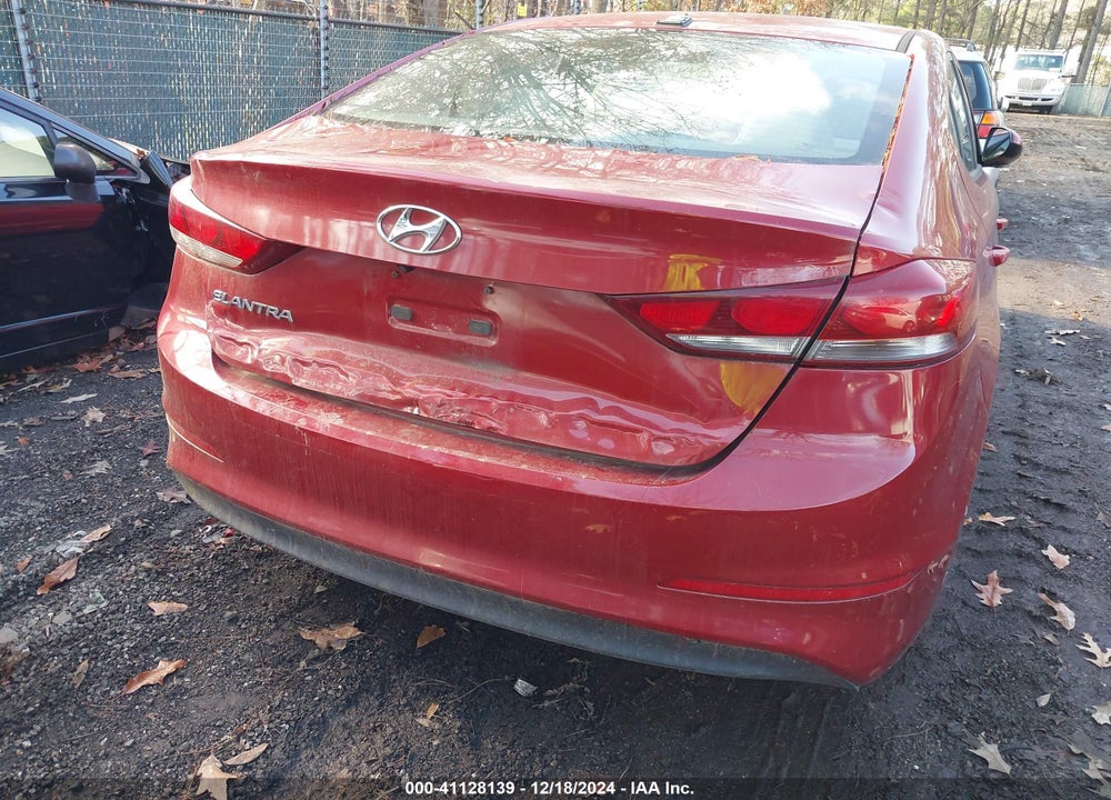 2017 HYUNDAI ELANTRA SE VIN: KMHD84LF9HU069609