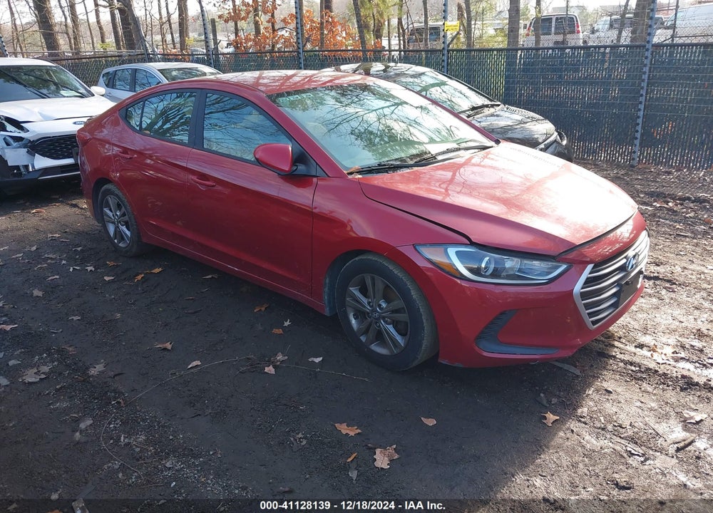 2017 HYUNDAI ELANTRA SE VIN: KMHD84LF9HU069609