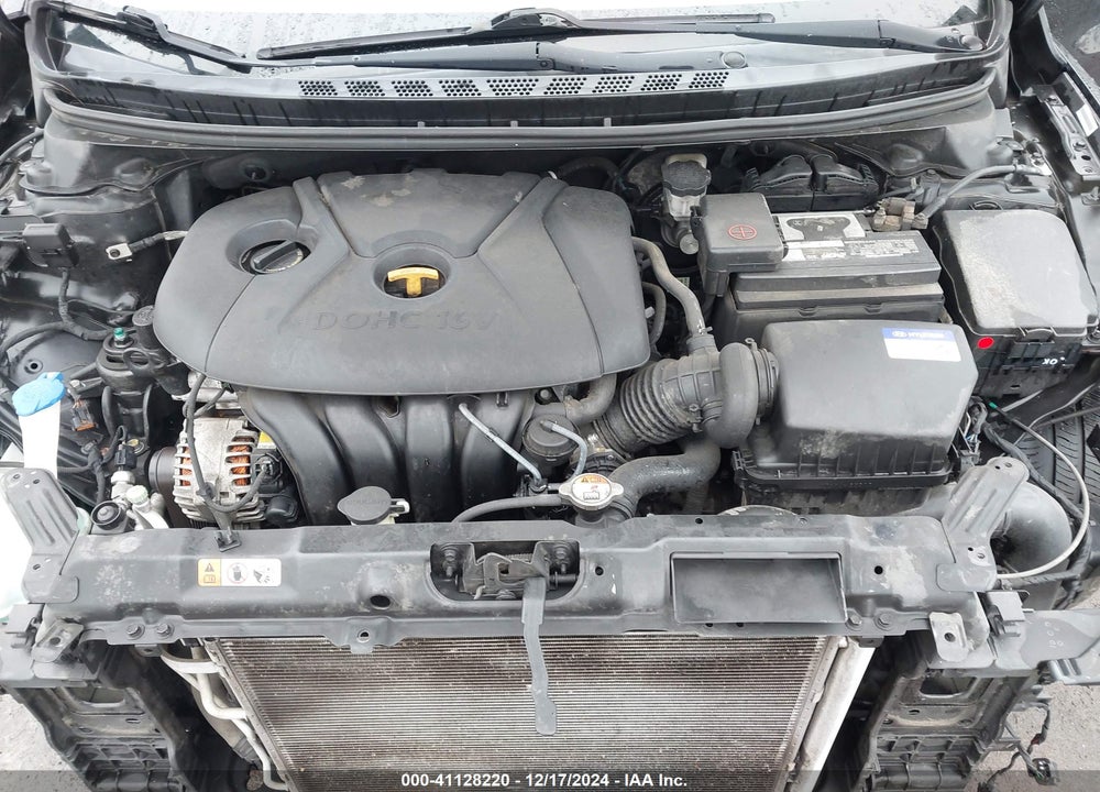 2013 HYUNDAI ELANTRA VIN: KMHDH4AE0DU851916