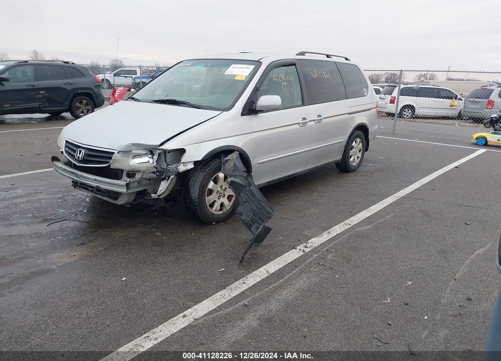 2002 HONDA ODYSSEY EX VIN: 2HKRL18692H577788