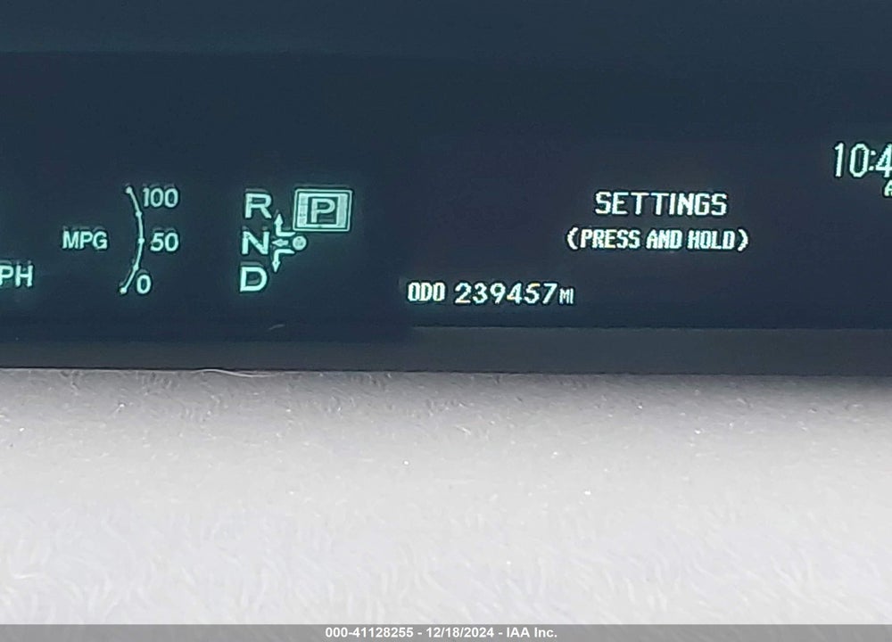 2011 TOYOTA PRIUS THREE VIN: JTDKN3DU4B0267928