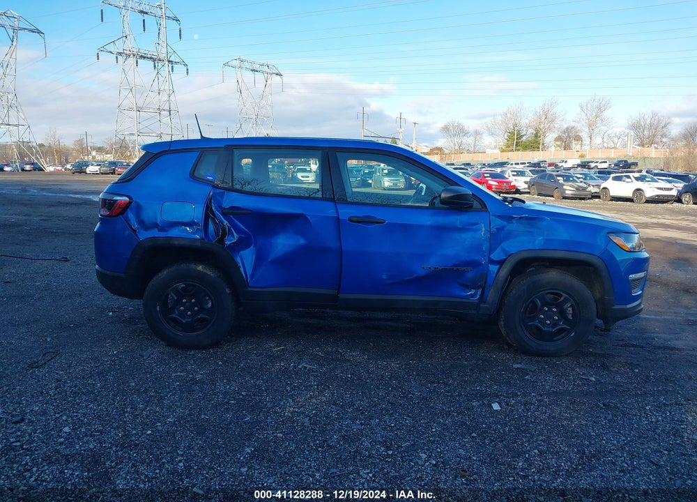 2019 JEEP COMPASS SPORT 4X4 VIN: 3C4NJDAB9KT846997