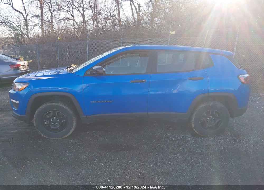 2019 JEEP COMPASS SPORT 4X4 VIN: 3C4NJDAB9KT846997