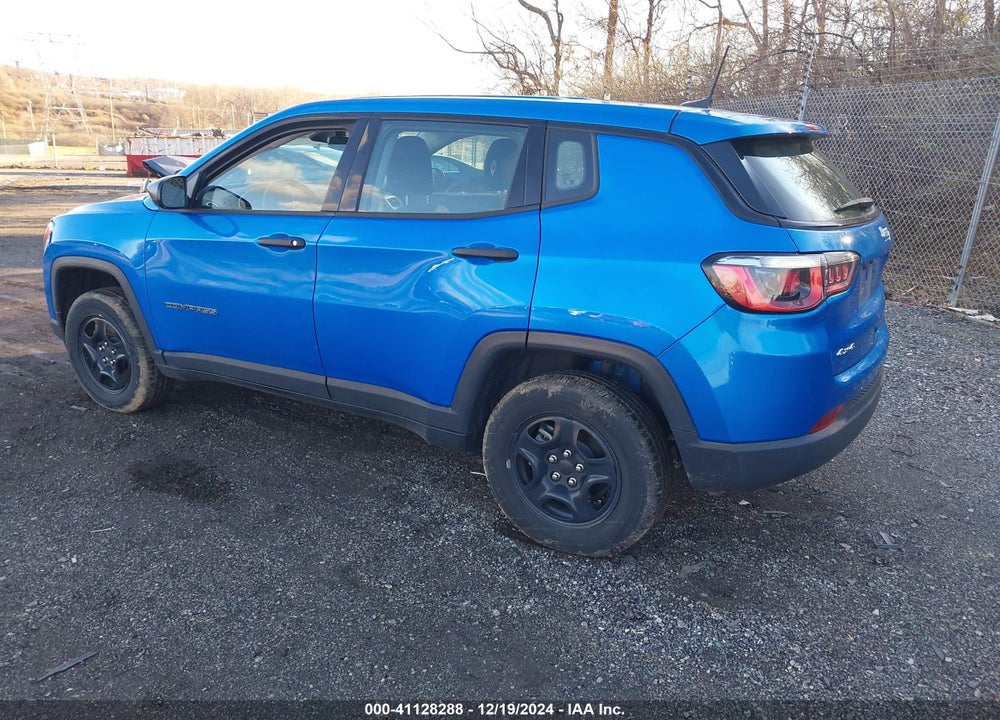 2019 JEEP COMPASS SPORT 4X4 VIN: 3C4NJDAB9KT846997