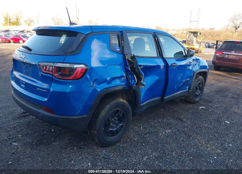 2019 JEEP COMPASS SPORT 4X4 VIN: 3C4NJDAB9KT846997