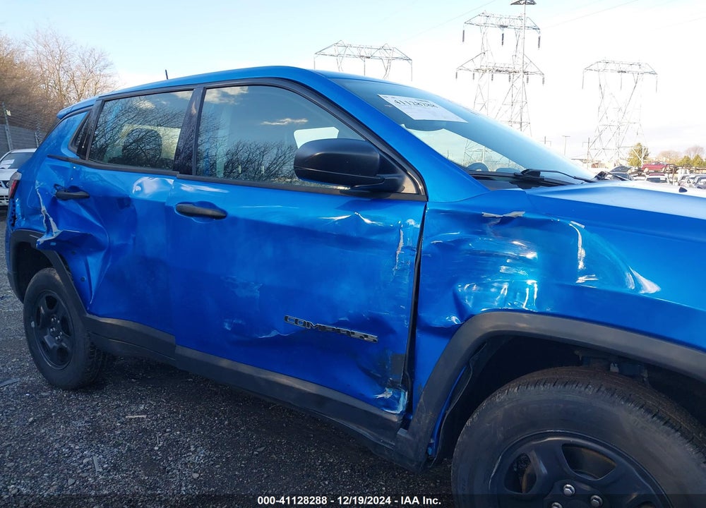 2019 JEEP COMPASS SPORT 4X4 VIN: 3C4NJDAB9KT846997