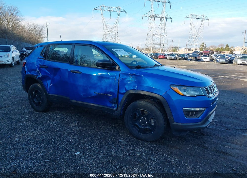 2019 JEEP COMPASS SPORT 4X4 VIN: 3C4NJDAB9KT846997