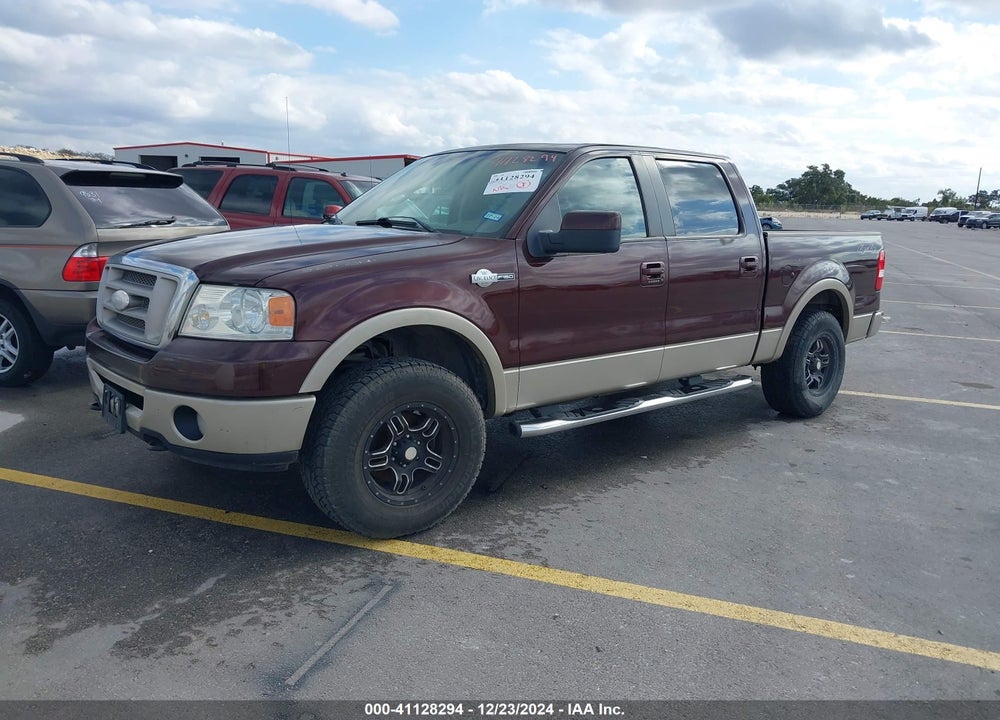 2008 FORD F-150 FX4/LARIAT/XLT VIN: 1FTPW14V58KD36235