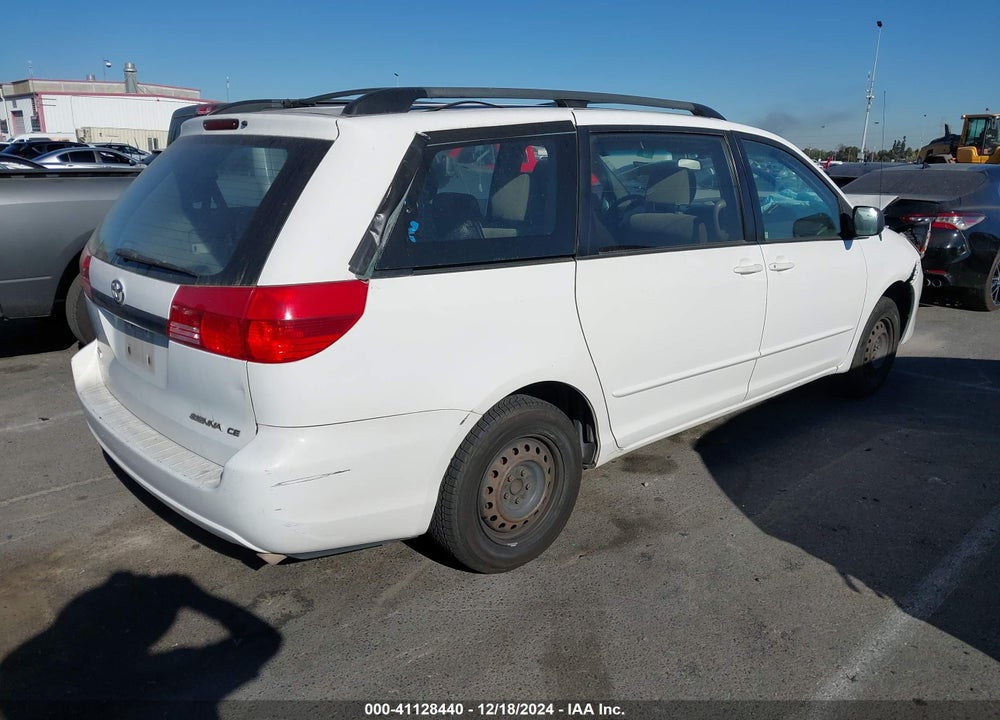 2004 TOYOTA SIENNA CE VIN: 5TDZA23C54S067489