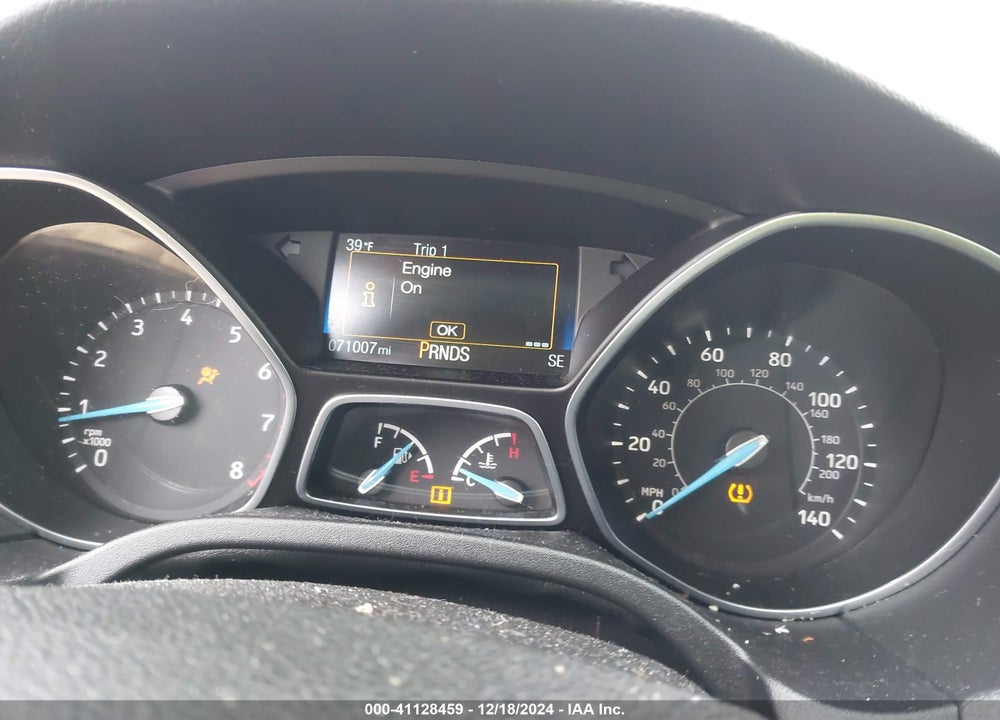 2018 FORD FOCUS SE VIN: 1FADP3FE8JL289832