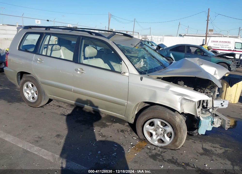 2002 TOYOTA HIGHLANDER V6 VIN: JTEGF21A820040146