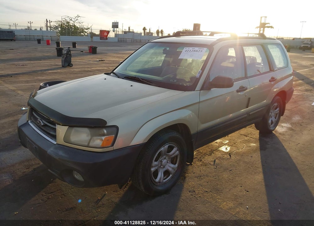 2003 SUBARU FORESTER X VIN: JF1SG63693H768272