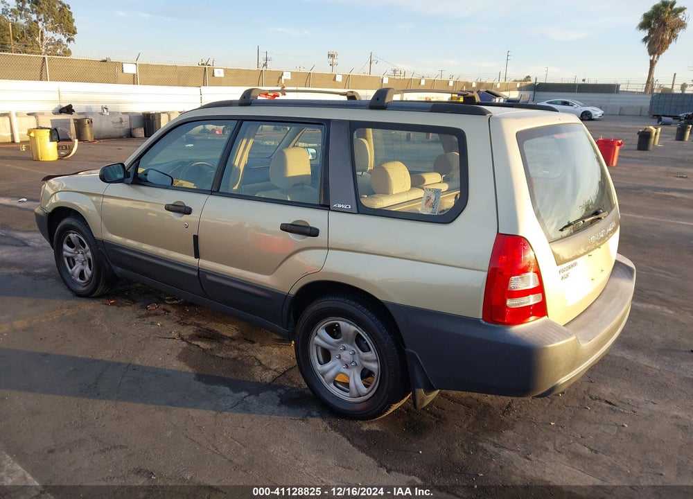 2003 SUBARU FORESTER X VIN: JF1SG63693H768272