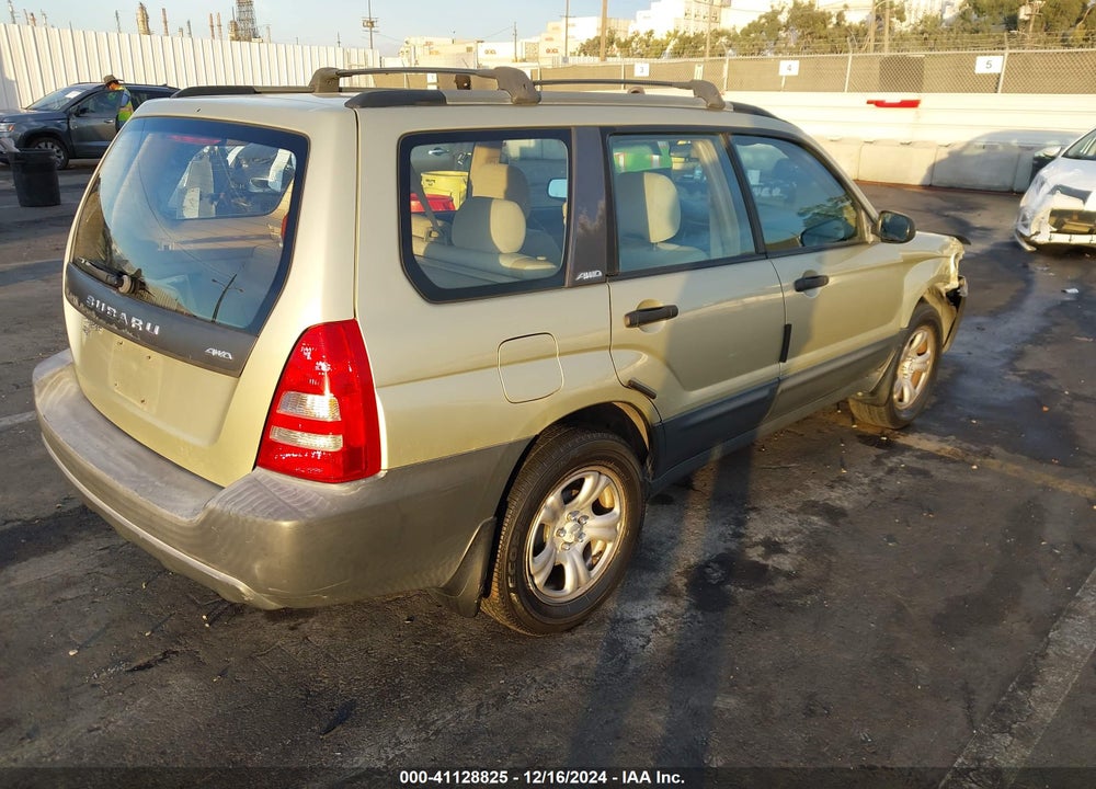 2003 SUBARU FORESTER X VIN: JF1SG63693H768272