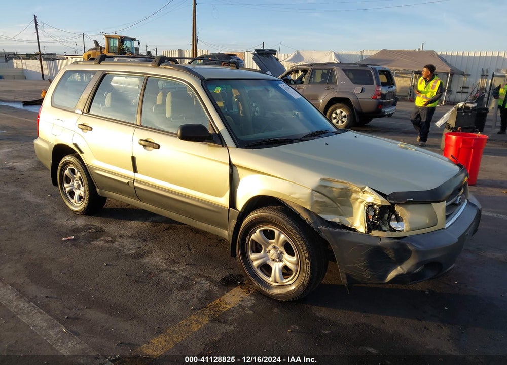 2003 SUBARU FORESTER X VIN: JF1SG63693H768272