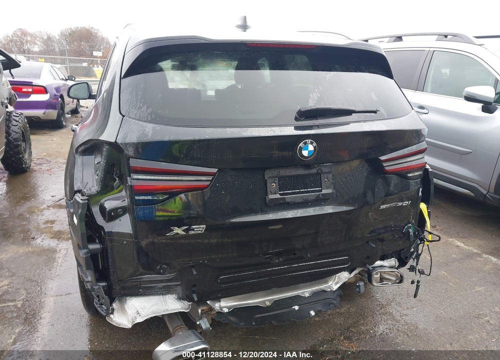 2022 BMW X3 SDRIVE30I VIN: 5UX43DP0XN9L53711