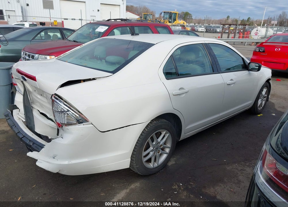 2012 FORD FUSION S VIN: 3FAHP0GA0CR297018