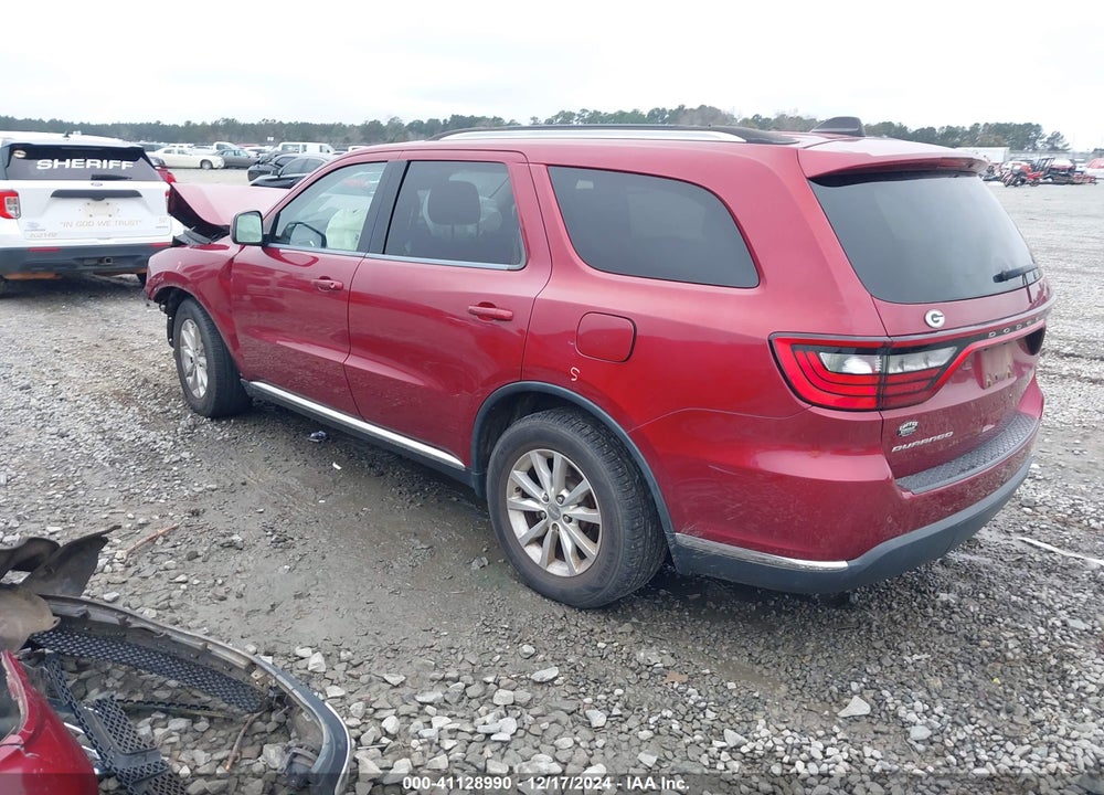 2014 DODGE DURANGO SXT VIN: 1C4RDHAG6EC560651
