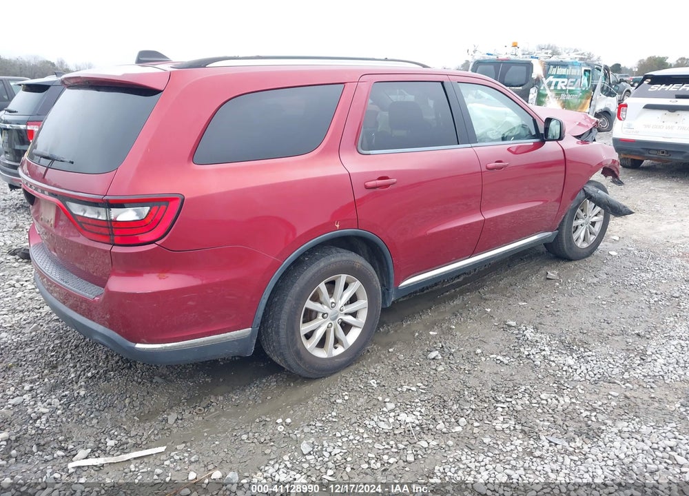 2014 DODGE DURANGO SXT VIN: 1C4RDHAG6EC560651
