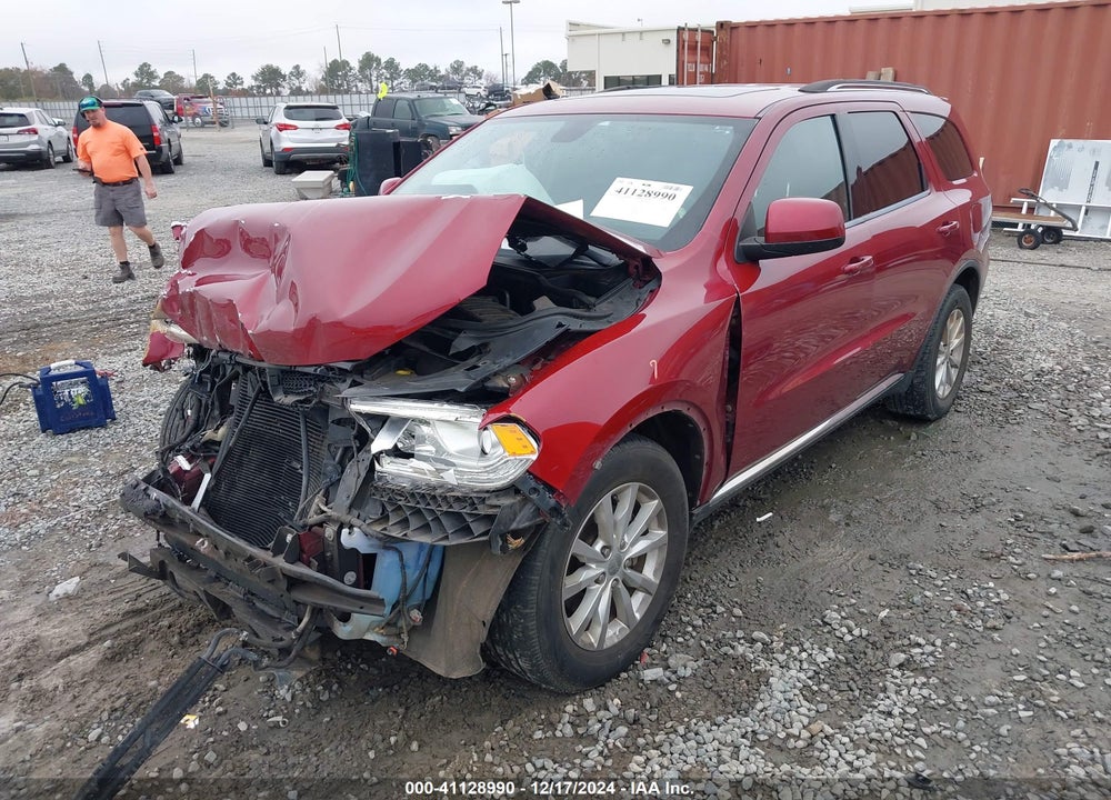 2014 DODGE DURANGO SXT VIN: 1C4RDHAG6EC560651