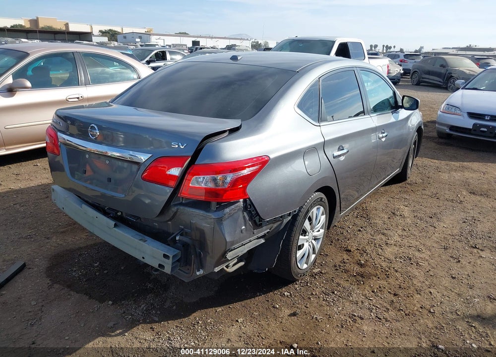 2017 NISSAN SENTRA SV VIN: 3N1AB7AP9HL639806