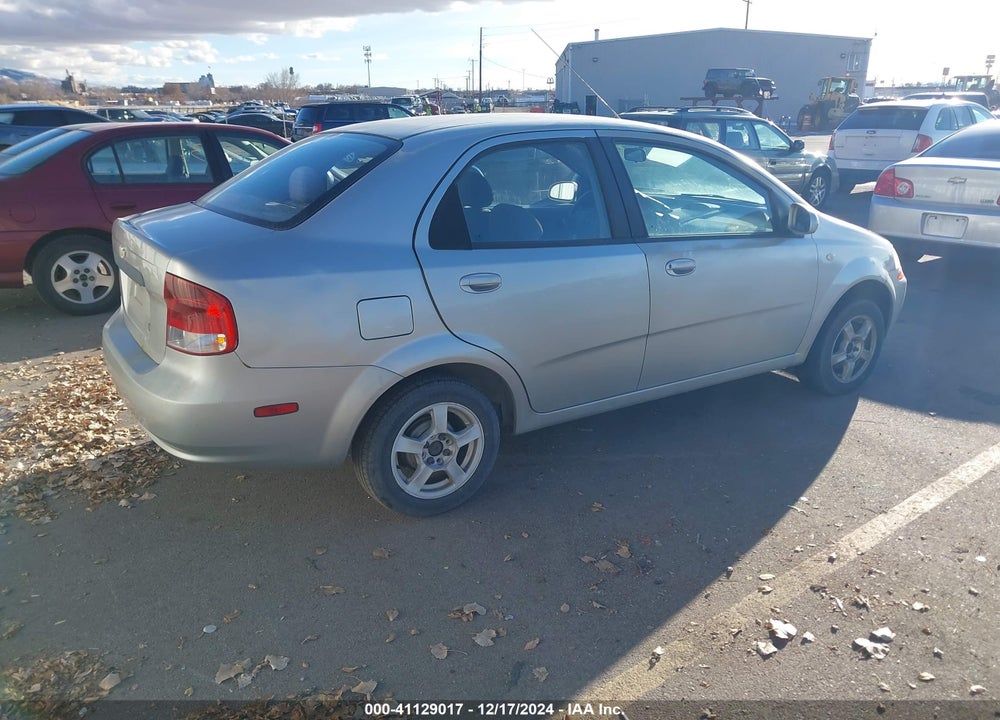 2005 CHEVROLET AVEO LS VIN: KL1TD52695B468439