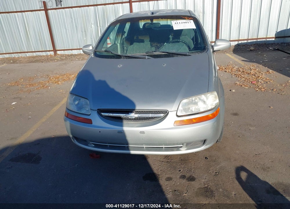 2005 CHEVROLET AVEO LS VIN: KL1TD52695B468439