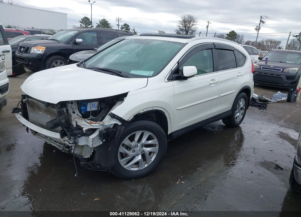 2015 HONDA CR-V EX-L VIN: 5J6RM4H76FL031341