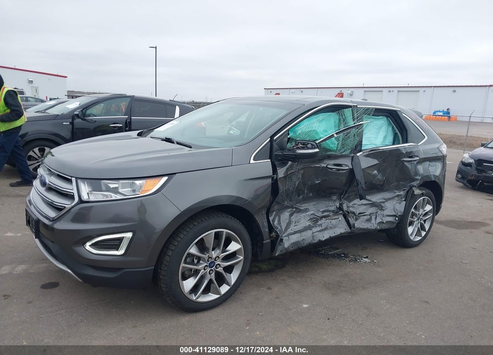 2017 FORD EDGE TITANIUM VIN: 2FMPK4K83HBC31659
