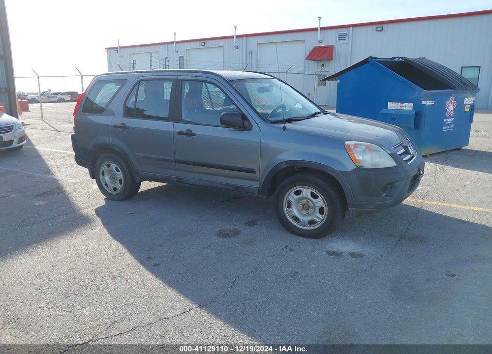 2006 HONDA CR-V LX VIN: SHSRD78536U410749