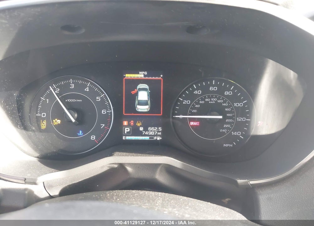 2019 SUBARU IMPREZA VIN: 4S3GTAD61K3720936