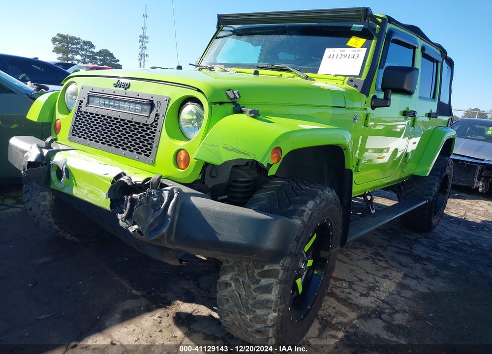 2013 JEEP WRANGLER UNLIMITED SAHARA VIN: 1C4BJWEG9DL519888