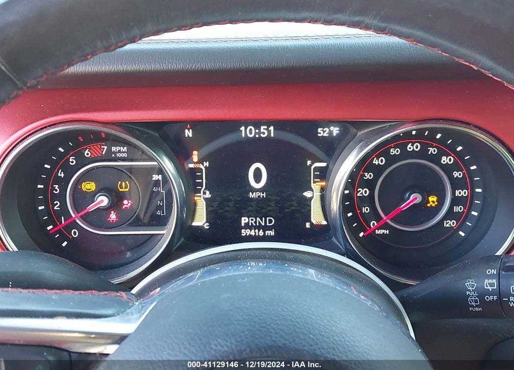 2019 JEEP WRANGLER UNLIMITED RUBICON 4X4 VIN: 1C4HJXFN7KW513290