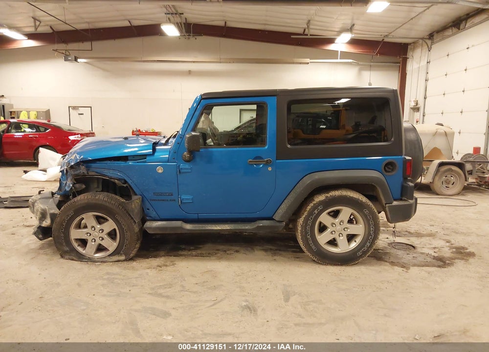 2016 JEEP WRANGLER SPORT VIN: 1C4AJWAG5GL274903