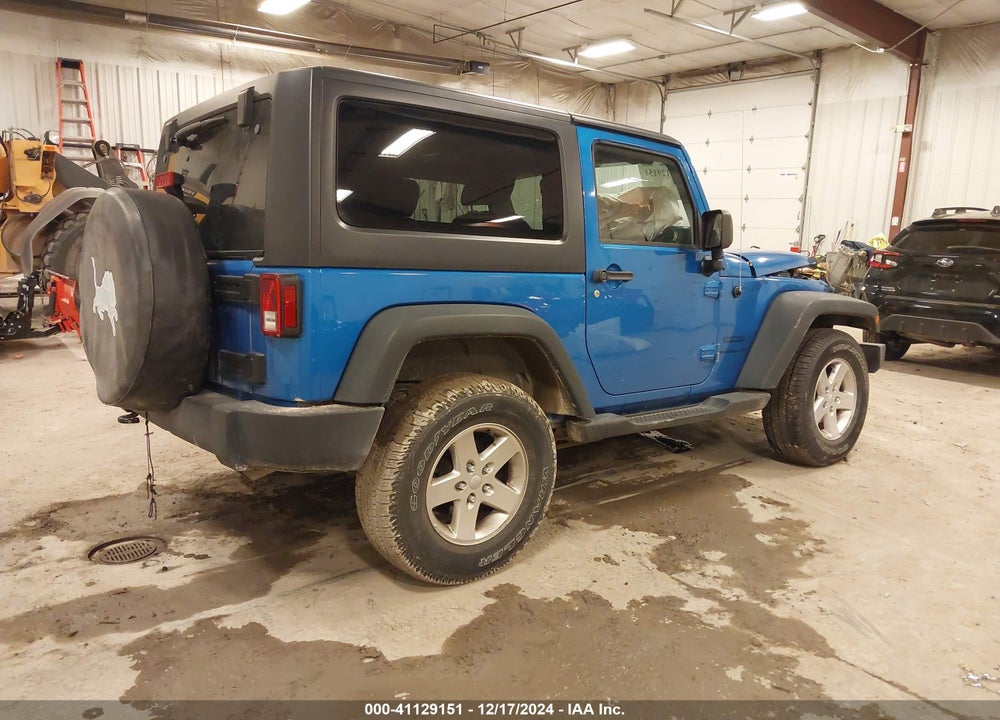 2016 JEEP WRANGLER SPORT VIN: 1C4AJWAG5GL274903