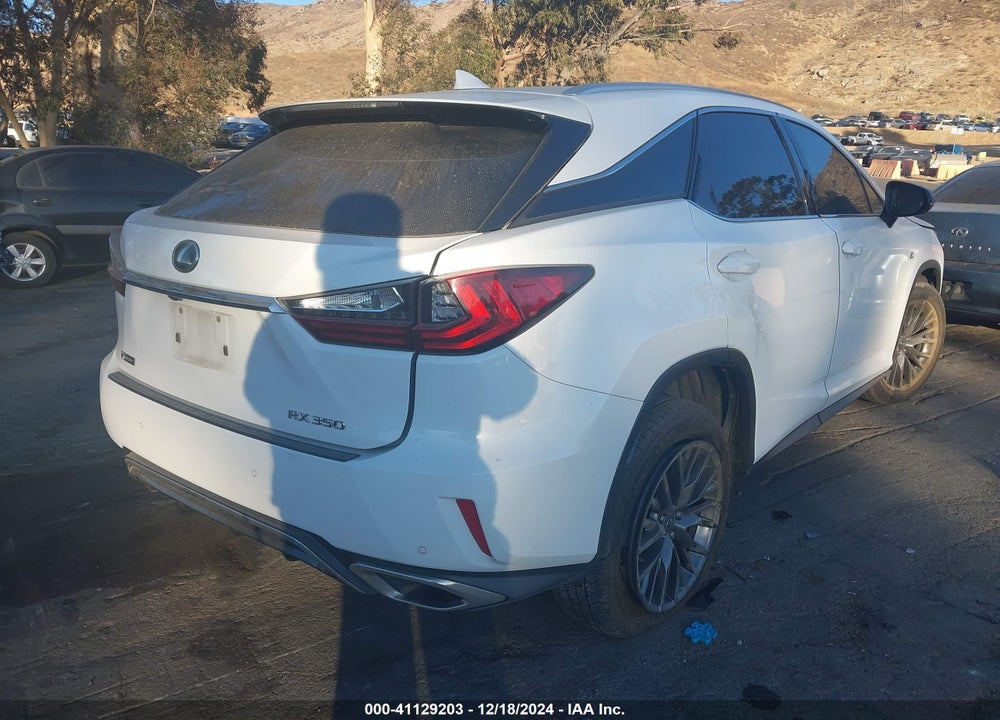 2019 LEXUS RX 350 F-SPORT VIN: 2T2BZMCAXKC169053