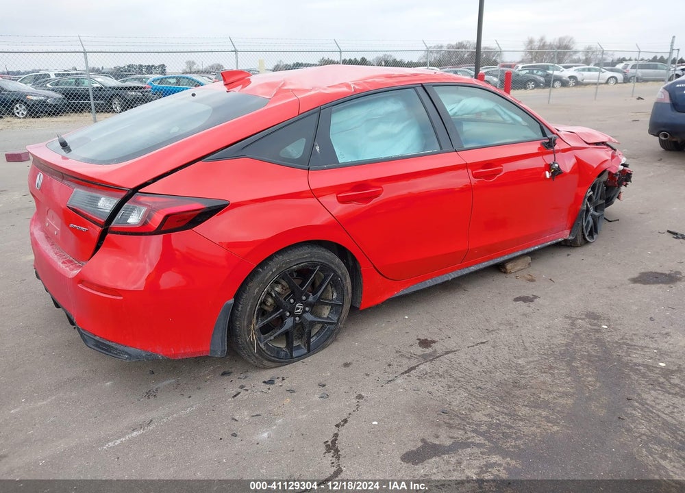 2022 HONDA CIVIC VIN: 19XFL2H85NE023845