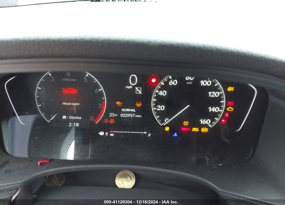 2022 HONDA CIVIC VIN: 19XFL2H85NE023845