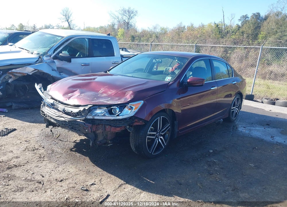 2016 HONDA ACCORD SPORT VIN: 1HGCR2F53GA240179