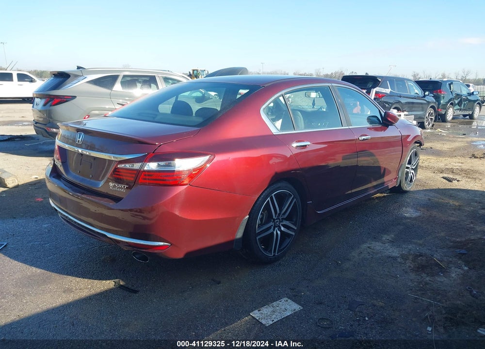 2016 HONDA ACCORD SPORT VIN: 1HGCR2F53GA240179