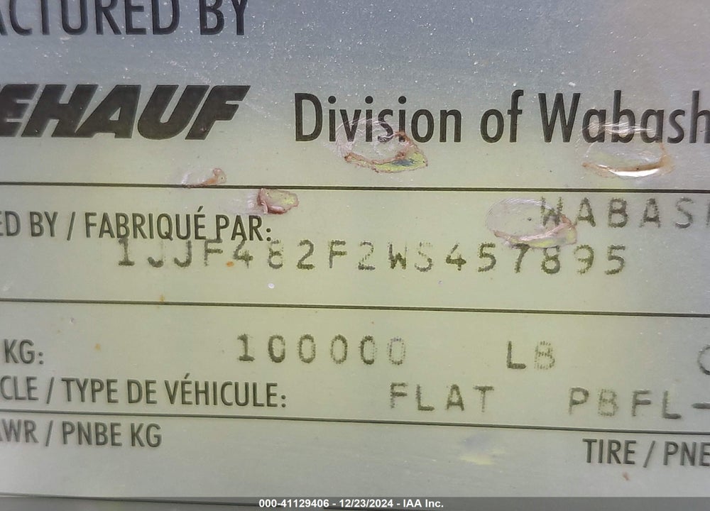 1998 WABASH --- VIN: 1JJF482F2WS457895