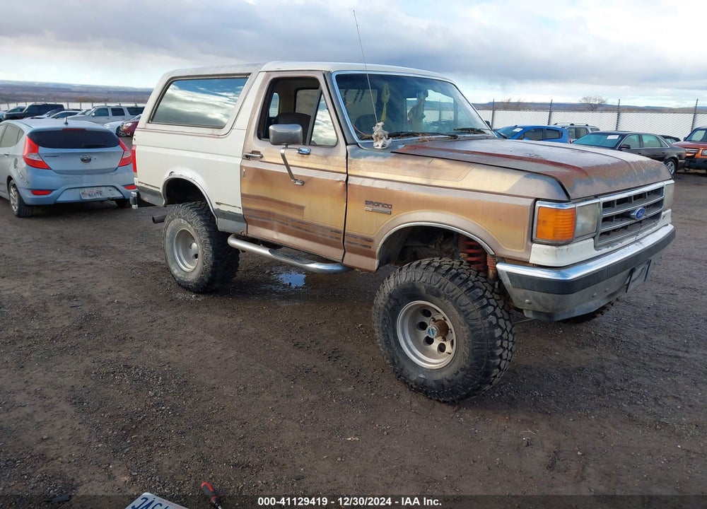 1991 FORD BRONCO U100 VIN: 1FMEU15H6MLA15858