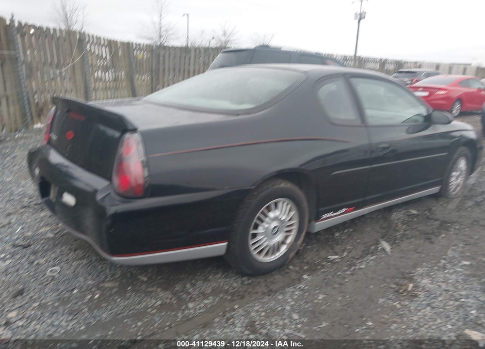 2000 CHEVROLET MONTE CARLO LS VIN: 2G1WW12E9Y9202384