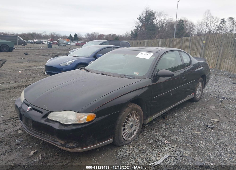 2000 CHEVROLET MONTE CARLO LS VIN: 2G1WW12E9Y9202384