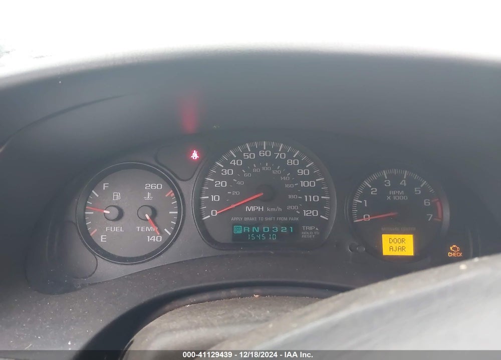 2000 CHEVROLET MONTE CARLO LS VIN: 2G1WW12E9Y9202384