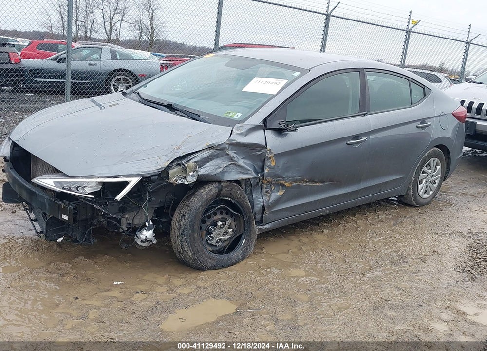 2019 HYUNDAI ELANTRA VIN: KMHD74LF6KU830817