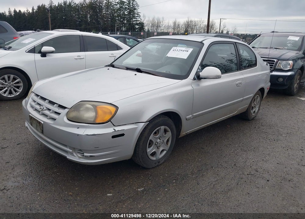2005 HYUNDAI ACCENT GLS/GT VIN: KMHCG35C25U328416